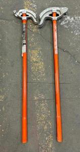 (2) MANUAL PIPE BENDERS