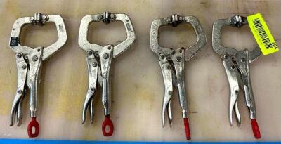 (4) TORQUE LOCK CLAMPS