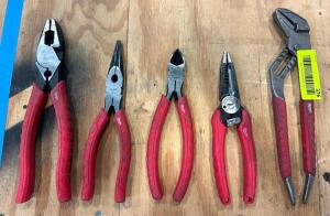 5PC PLIER SET