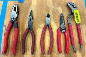 5PC PLIER SET