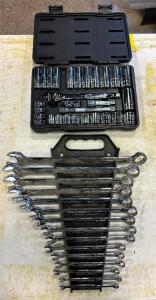 SAE WRENCH AND SOCKET SET