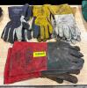 ASSORTED WELDING GLOVES