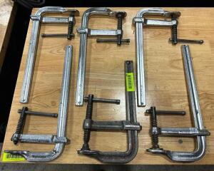 (6) HEAVY DUTY CLAMPS