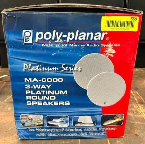 3-WAY PLATINUM ROUND MARINE SPEAKERS