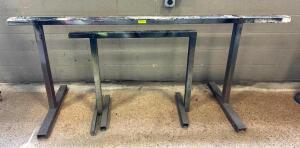 (2) STEEL STANDS