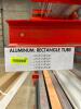 (17) - ALUMINUM RECTANGULAR TUBING PIECES - 2