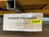 (11) - 18GA. AND 22GA. 48" STAINLESS STEEL SHEETS - 2