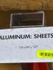 (8) - .125 X 60" X 120" ALUMINUM SHEETS - 2