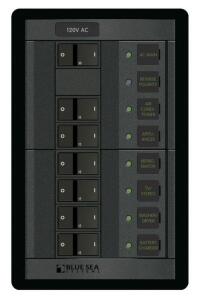 120 VOLT AC MAIN + BRANCH CIRCUIT BREAKER PANEL