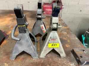 (3) 2 TON JACK STANDS