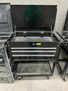 WATERLOO 34" FOUR DRAWER METAL TOOL CART