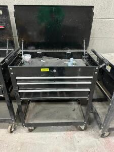 WATERLOO 34" FOUR DRAWER METAL TOOL CART