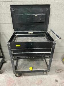 WATERLOO 34" FOUR DRAWER METAL TOOL CART