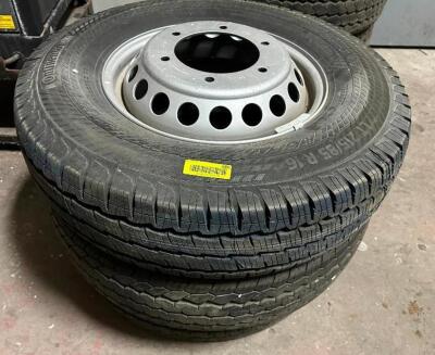 (2) LT 215/85 R16 TIRES WITH RIMS.