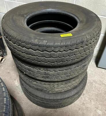 (4) 16" LIGHT TRUCK TIRES ( USED )