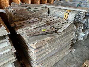 (1) PALLET OF FOOD ALUMINUM SHELVING BRACKETS