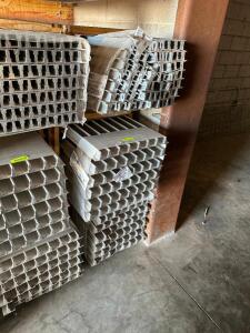 (1) PALLET OF FOOD 50" ALUMINUM SHELVING BRACKETS