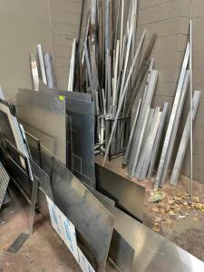 (1) LOT OF STAINLESS SHEET METAL AND TRIM.