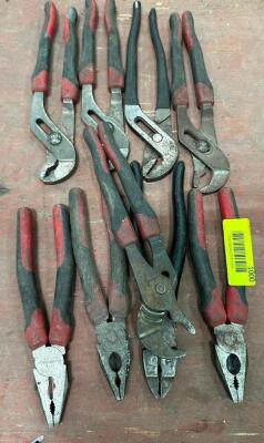 (8) ASSORTED HAND TOOLS