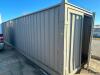 40' METAL SHIPPING CONTAINER.