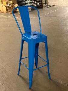 (4) - BLUE DINING CHAIRS