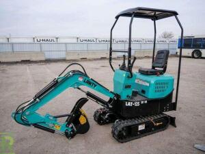 DESCRIPTION: MINI CRAWLER EXCAVATOR BRAND/MODEL: LANTY LAT-12S RETAIL$: $9,999.00 QTY: 1