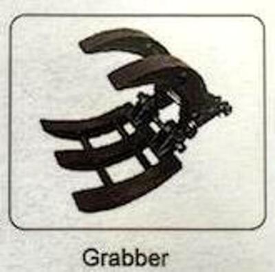 DESCRIPTION: MINI EXCAVATOR GRABBER ATTACHMENT BRAND/MODEL: LANTY INFORMATION: 25MM PIN HOLE RETAIL$: $500.00 QTY: 1