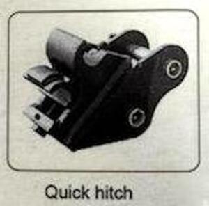 DESCRIPTION: MINI EXCAVATOR QUICK HITCH ATTACHMENT BRAND/MODEL: LANTY INFORMATION: 25MM PIN HOLE RETAIL$: $500.00 QTY: 1