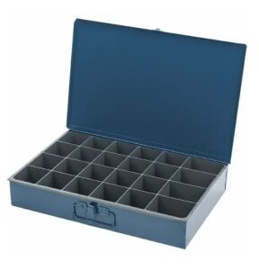 DESCRIPTION: (4) COMPARTMENT SMALL PARTS TRAY BRAND/MODEL: MSC #45647591 INFORMATION: BLUE SIZE: 24 COMPARTMENTS RETAIL$: $48.51 EA QTY: 4