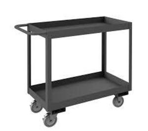 DESCRIPTION: (1) UTILITY CART BRAND/MODEL: DURHAM INFORMATION: GRAY, STEEL SIZE: 18" X 30" X 38" RETAIL$: $554.45 EA QTY: 1