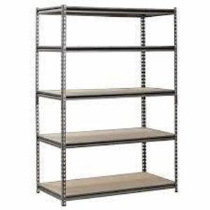 DESCRIPTION: (1) BULK STORAGE RACK BRAND/MODEL: SANDUSKY/UR482472PB5P-SV INFORMATION: 5-SHELVES/PARTICLEBOARD SIZE: 72"H X 24"D X 48"W RETAIL$: $225.0