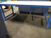 DESCRIPTION: (1) HYDRAULIC WORK TABLE BRAND/MODEL: BENCHPRO INFORMATION: BLUE AND WHITE SIZE: 72" W X 30" D X "30"H RETAIL$: $865,99 EA QTY: 1 - 6