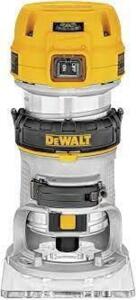 DESCRIPTION: (1) COMPACT ROUTER BRAND/MODEL: DEWALT #DWP611 INFORMATION: YELLOW SIZE: FIXED BASE RETAIL$: $135.56 EA QTY: 1