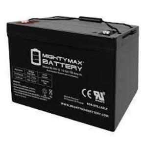 DESCRIPTION: (1) BATTERY BRAND/MODEL: MIGHTYMAX INFORMATION: BLACK RETAIL$: $169.99 EA QTY: 1