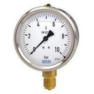 DESCRIPTION: (1) PRESSURE GAUGE BRAND/MODEL: WIKA INFORMATION: LIQUID FILLED RETAIL$: $72.93 EA QTY: 1