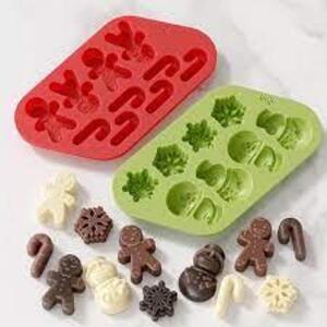 DESCRIPTION: (3) CHOCOLATE MOLD SET BRAND/MODEL: KOJI INFORMATION: 3 DIFFERENT MOLDS RETAIL$: $10.00 EA QTY: 3