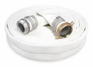 DESCRIPTION: (1) WATER DISCHARGE HOSE BRAND/MODEL: PRODUCT NUMBER #1ZMU1 INFORMATION: WHITE SIZE: 3 IN HOSE INSIDE DIA., 50 FT HOSE LG, 125 PSI, WHITE