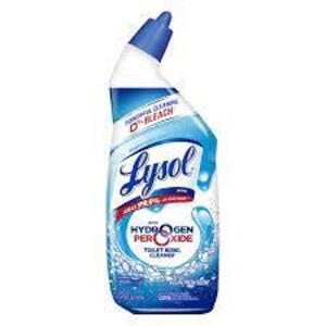 DESCRIPTION: (3) HYDROGEN PEROXIDE TOILET BOWL CLEANER BRAND/MODEL: LYSOL SIZE: 24 FL OZ RETAIL$: $4.49 EA QTY: 3