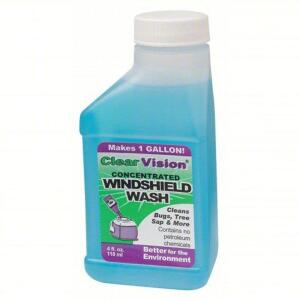 DESCRIPTION: (10) WINDSHIELD WASH BRAND/MODEL: CLEAR VISION SUPER CONCENTRATED SIZE: 4 FL OZ RETAIL$: $45.77 TOTAL QTY: 10