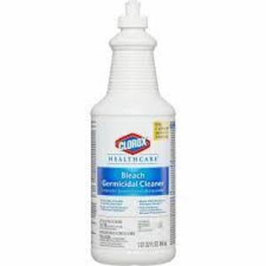 DESCRIPTION: (6) BLEACH GERMICIDAL CLEANER BRAND/MODEL: CLOROX HEALTHCARE #6VDE6 SIZE: 32 OZ RETAIL$: $140.00 TOTAL QTY: 6