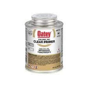 DESCRIPTION: (2) CLEAR PRIMER BRAND/MODEL: OATEY SIZE: 8 OZ RETAIL$: $7.75 EA QTY: 2