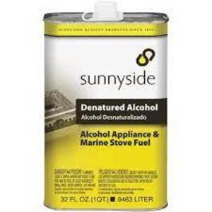 DESCRIPTION: (1) DENATURED ALCOHOL BRAND/MODEL: SUNNYSIDE #44ZU09 SIZE: 1 GALLON RETAIL$: $24.99 EA QTY: 1