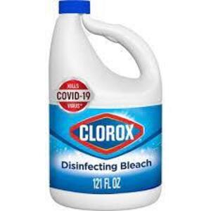 DESCRIPTION: (1) BLEACH BRAND/MODEL: CLOROX SIZE: 1 GALLON RETAIL$: $7.98 EA QTY: 1