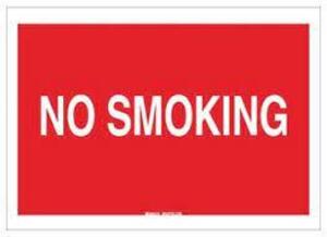 DESCRIPTION: (4) NO SMOKING SIGN BRAND/MODEL: SIGNMARK #25110 RETAIL$: $12.87 EA QTY: 4