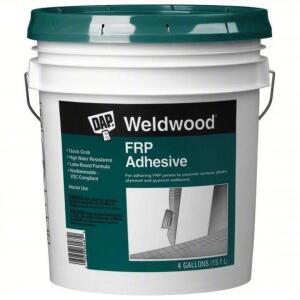 DESCRIPTION: (1) CONSTRUCTION ADHESIVE BRAND/MODEL: DAP WELDWOOD #48TR35 SIZE: 5 GALLON RETAIL$: $157.75 EA QTY: 1