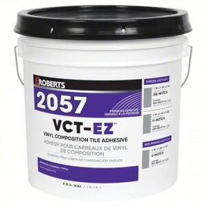 DESCRIPTION: (1) CONSTRUCTION ADHESIVE BRAND/MODEL: ROBERTS #53WC30 SIZE: 4 GALLON RETAIL$: $86.90 EA QTY: 1