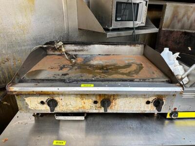 36" COMMERCIAL TABLETOP GRIDDLE