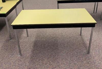 (5) - 5 FOOT MULTI PURPOSE TABLES / DESKS