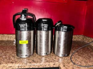 (3)- HOT BEVERAGE DISPENSERS