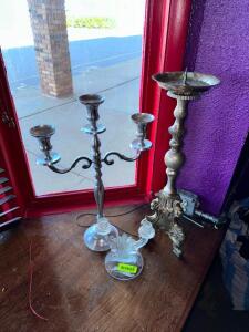 ASSORTED CANDLE HOLDERS